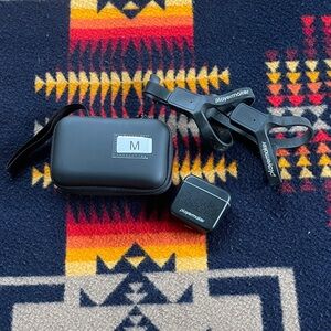 Playermaker Soccer Metrics tracking  Footpods with Carry Case - Black